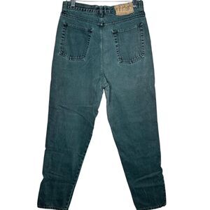Vintage 90s 1990s LA Blues green blue denim jeans straight leg relaxed fit